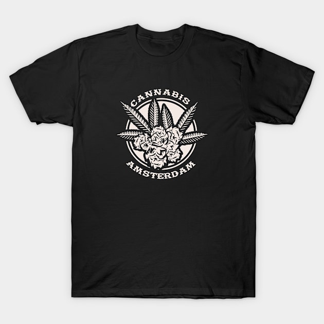 Cannabis Amsterdam T-Shirt by TambuStore